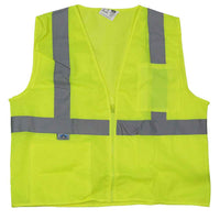 Lime Reflective Safety Vest - Hi Vis Vest - M