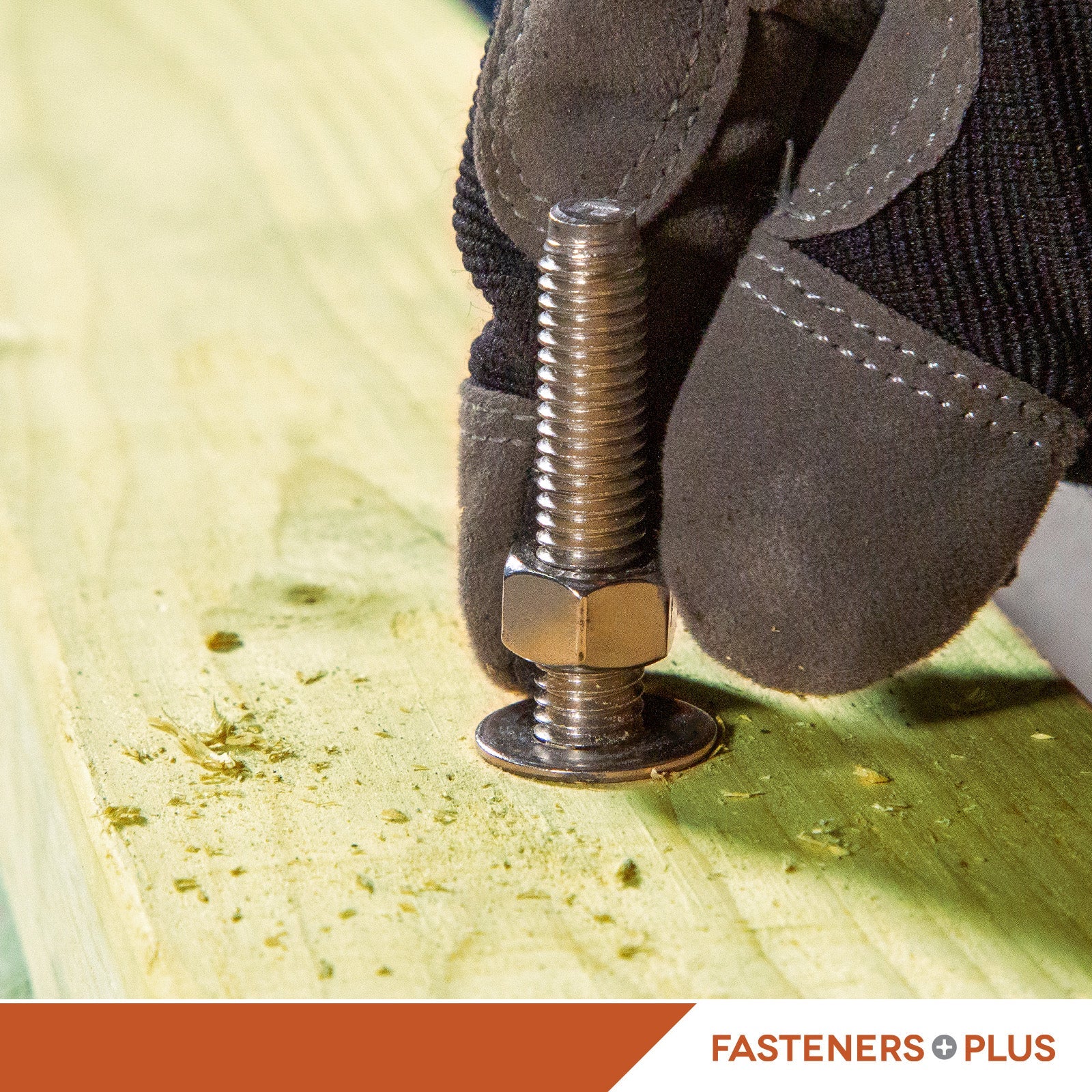 Wedge Anchor Installed into Wood