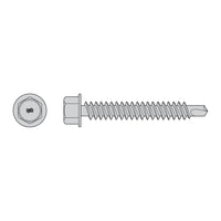 Self-Drilling Hex-Washer Head Screw - 305 Stainless Steel Illustration