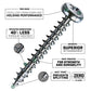Spax Pan Head Screws - Zinc-Plated - Features