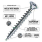 Spax Screws Flat Countersunk Head - Zinc-Plated - Features