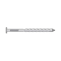 Spiral Shank Nail - 304 Stainless Common Nail Shown