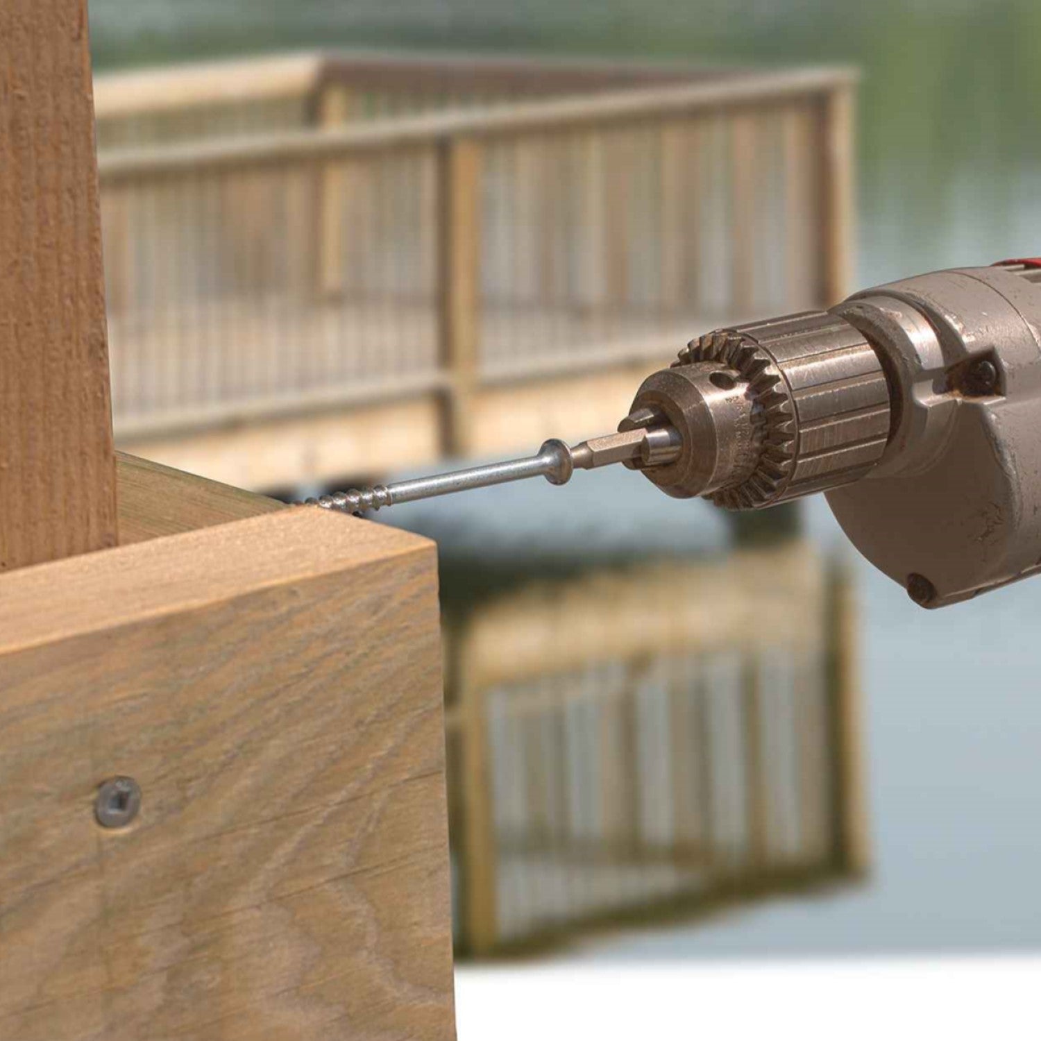 Square Drive Bugle-Head Wood Screw - 305SS Dock Installation