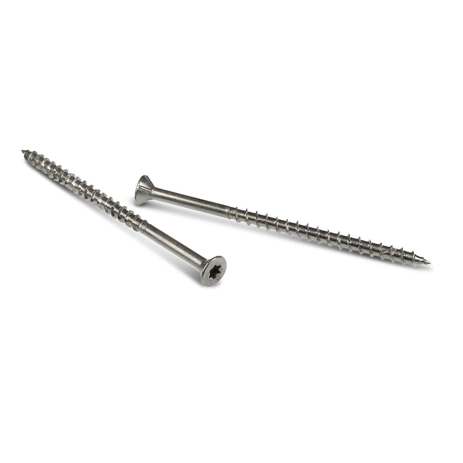 Simpson T08162WP-RP85 #8 x 1-5/8" T20 DWP Flat Head Wood Screw - Type 316 Stainless Steel, Pkg 85