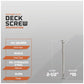 Deck screw specifications