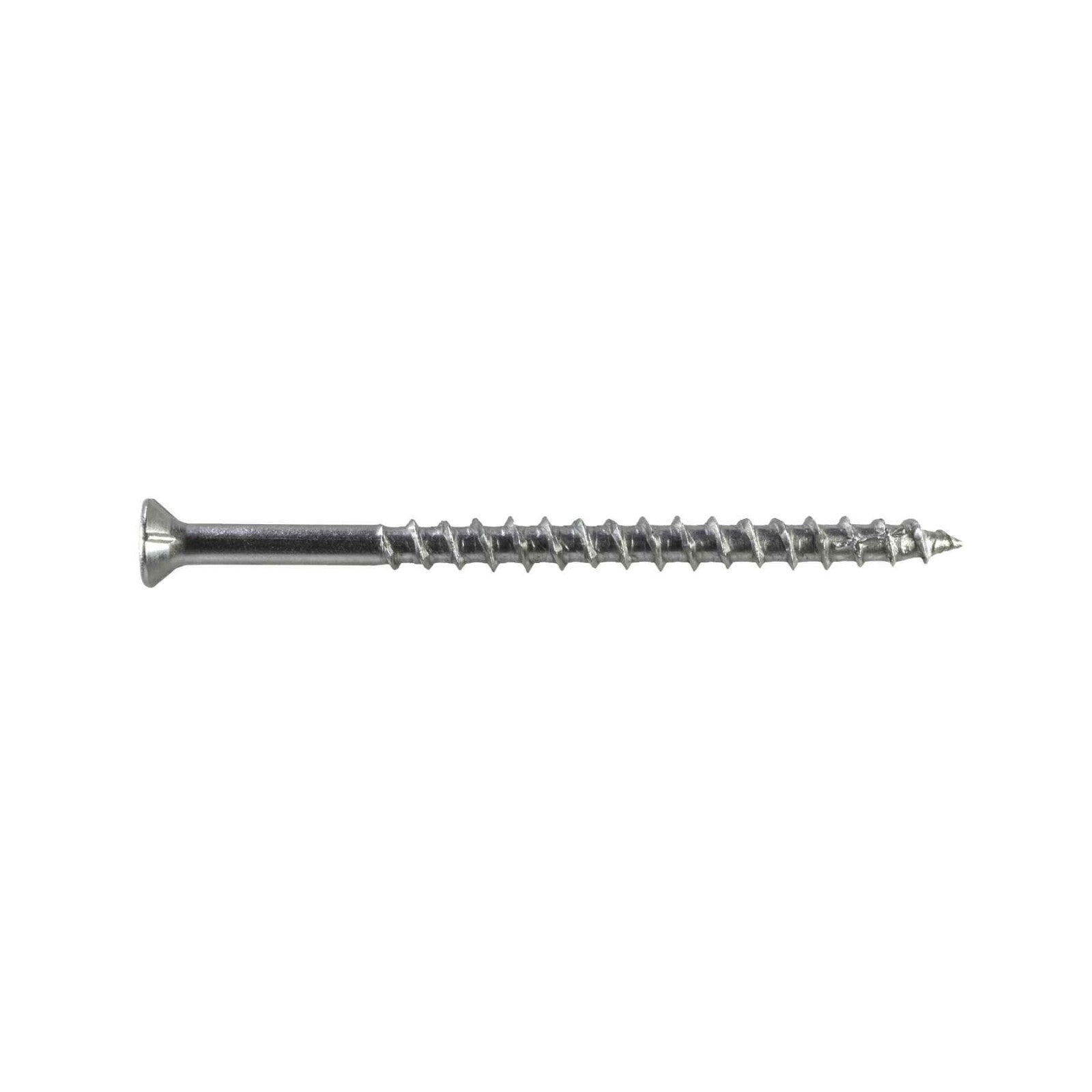 Simpson T10450WPCM #10 x 4-1/2" T25 DWP Flat Head Wood Screw - Type 316 Stainless Steel, Pkg 1,000