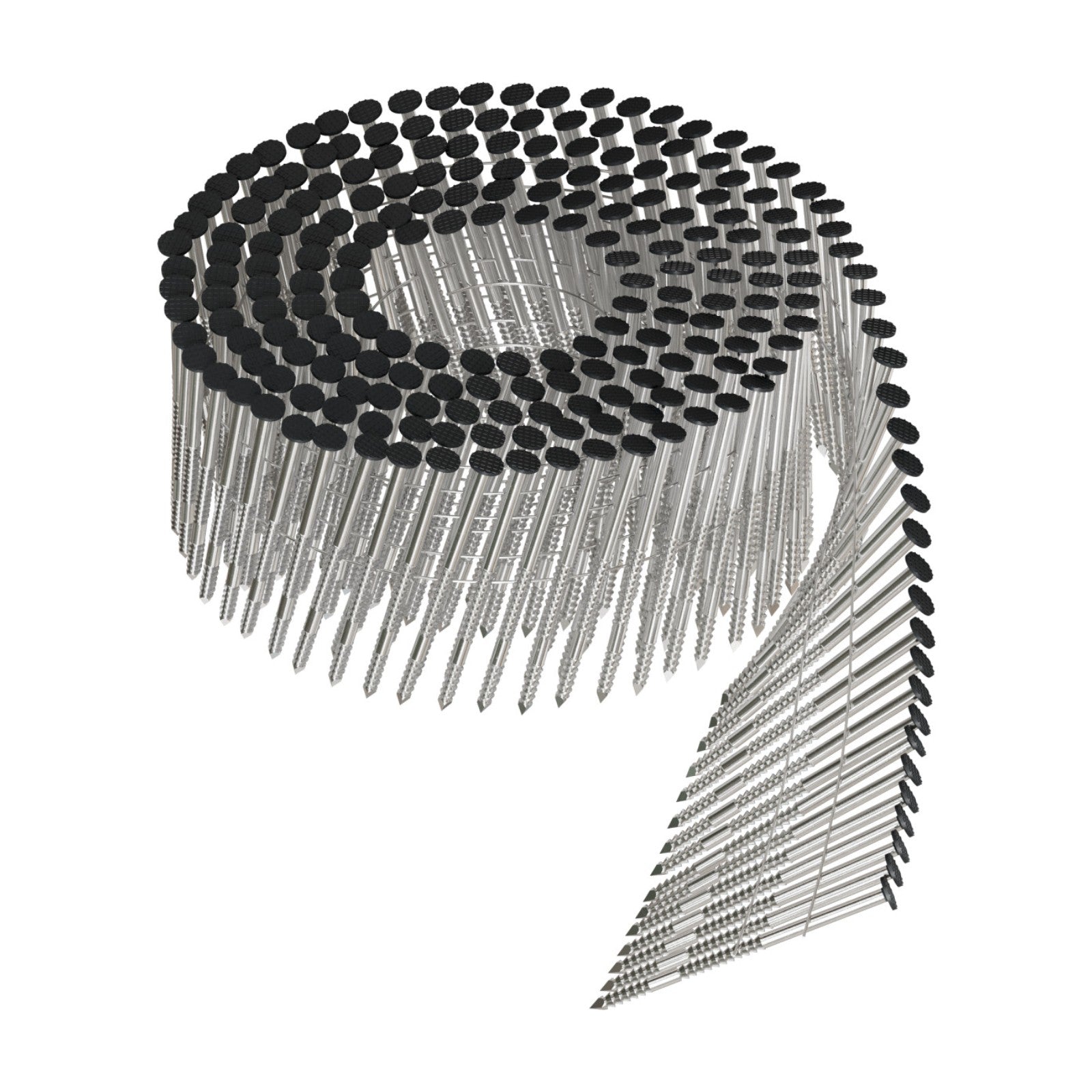Black painted ring-shank Nail