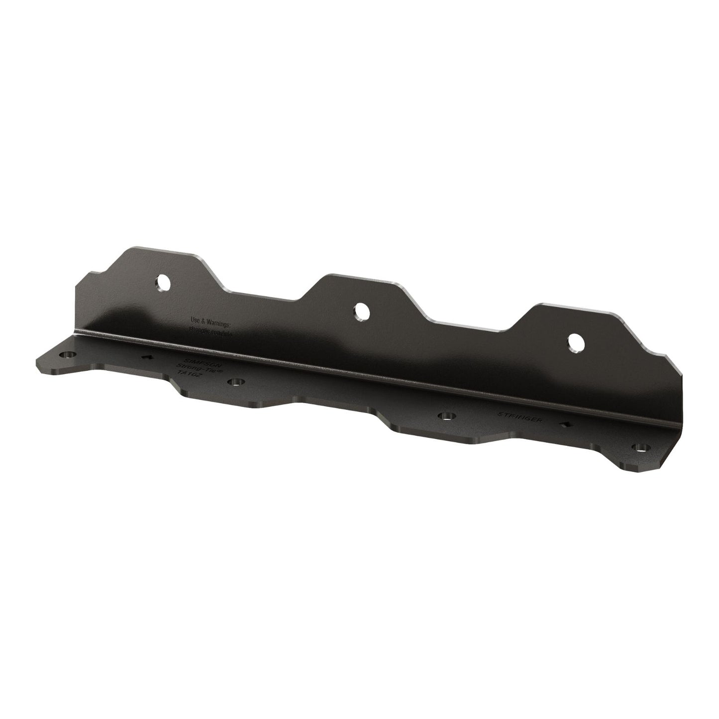Simpson Strong-Tie TA10PC 10-1/4" Ornamental Staircase Angle - Black Powder Coat, ZMAX