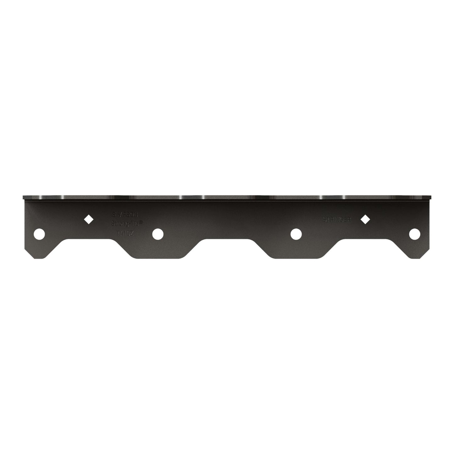Simpson Strong-Tie TA10PC 10-1/4" Ornamental Staircase Angle - Black Powder Coat, ZMAX