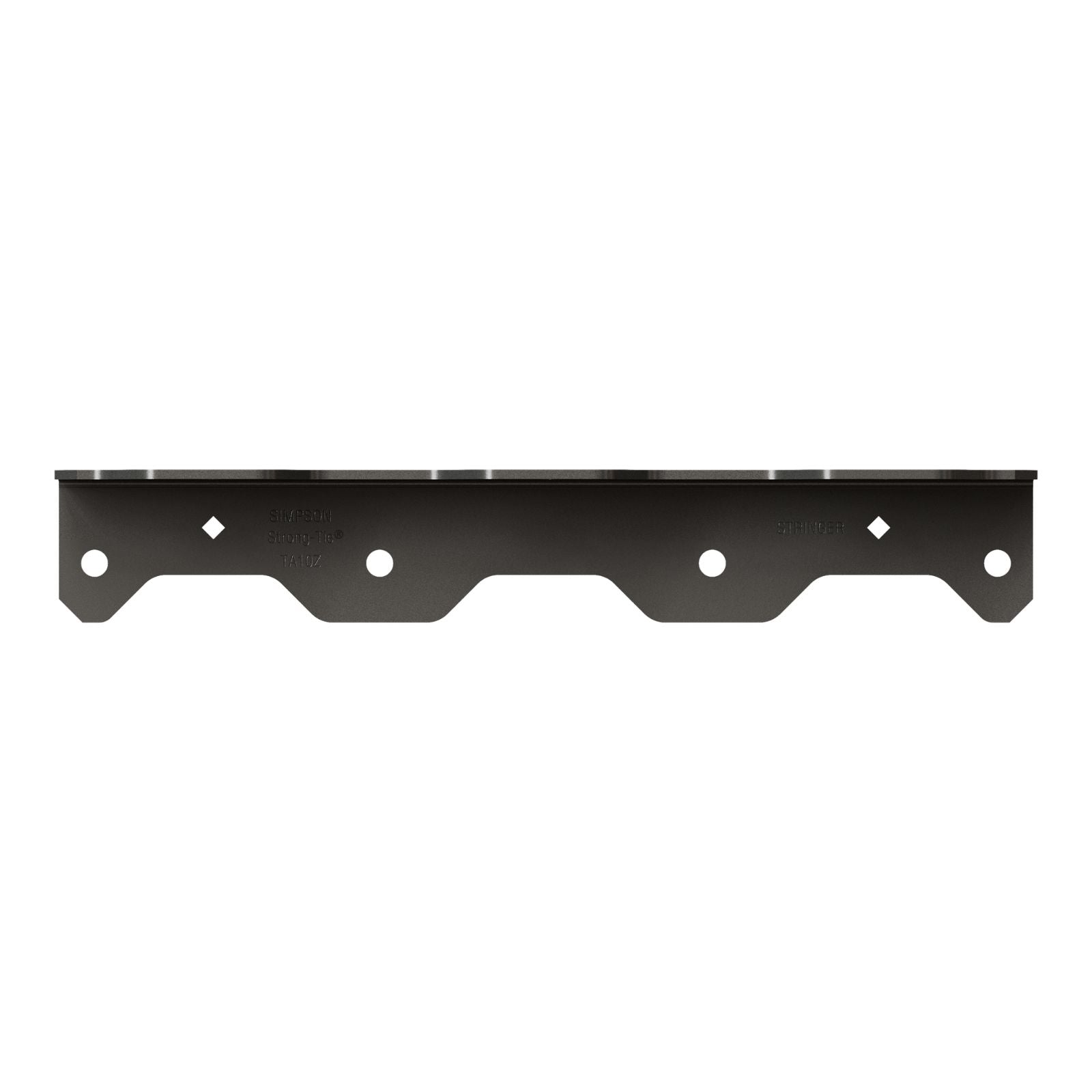 Simpson Strong-Tie TA10PC 10-1/4" Ornamental Staircase Angle - Black Powder Coat, ZMAX