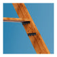 Simpson Strong-Tie TA10PC 10-1/4" Ornamental Staircase Angle - Black Powder Coat, ZMAX Installation 