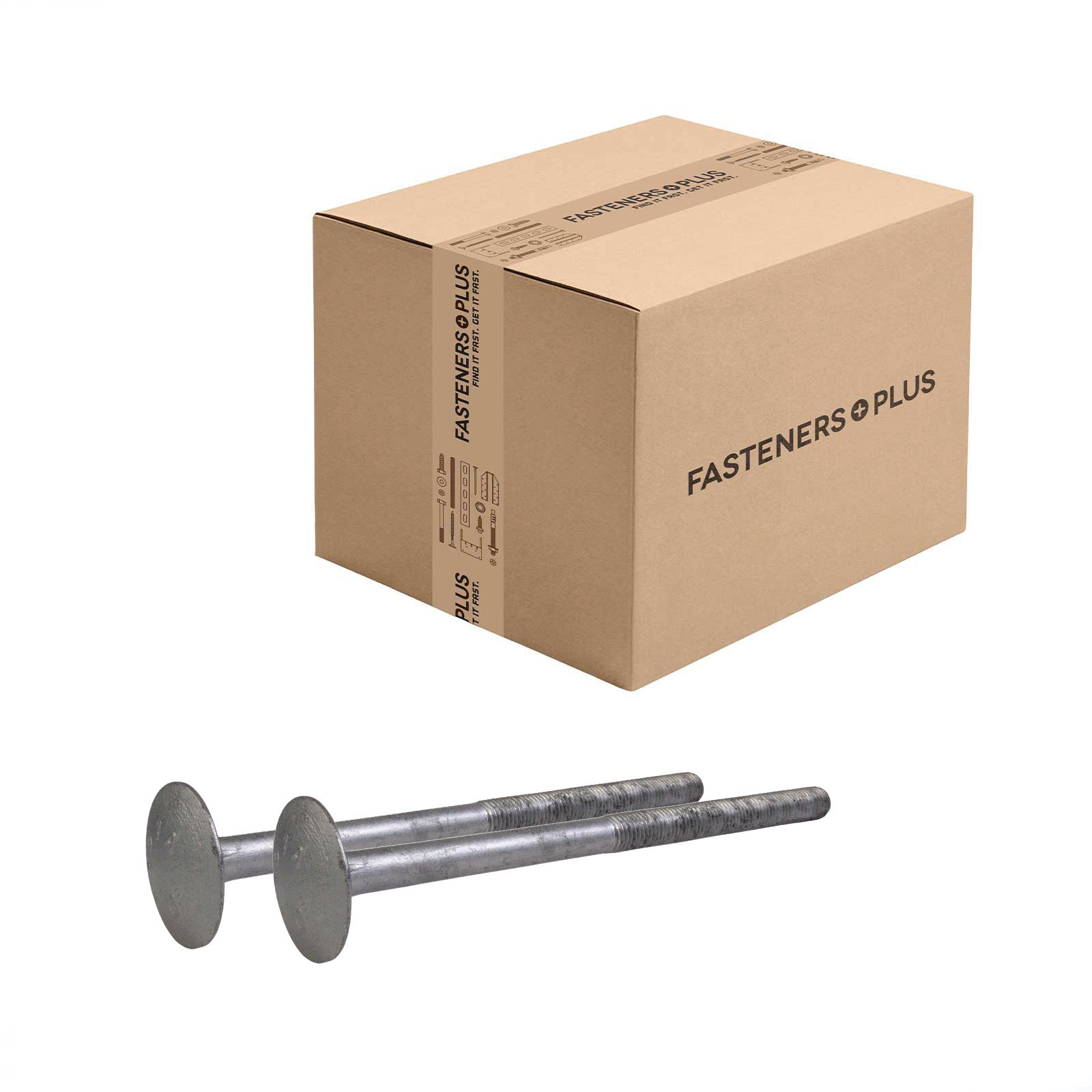 Conquest 3/4" X 12" A307 Timber Bolt - Hot Dip Galvanized, Qty. 20 - Carton