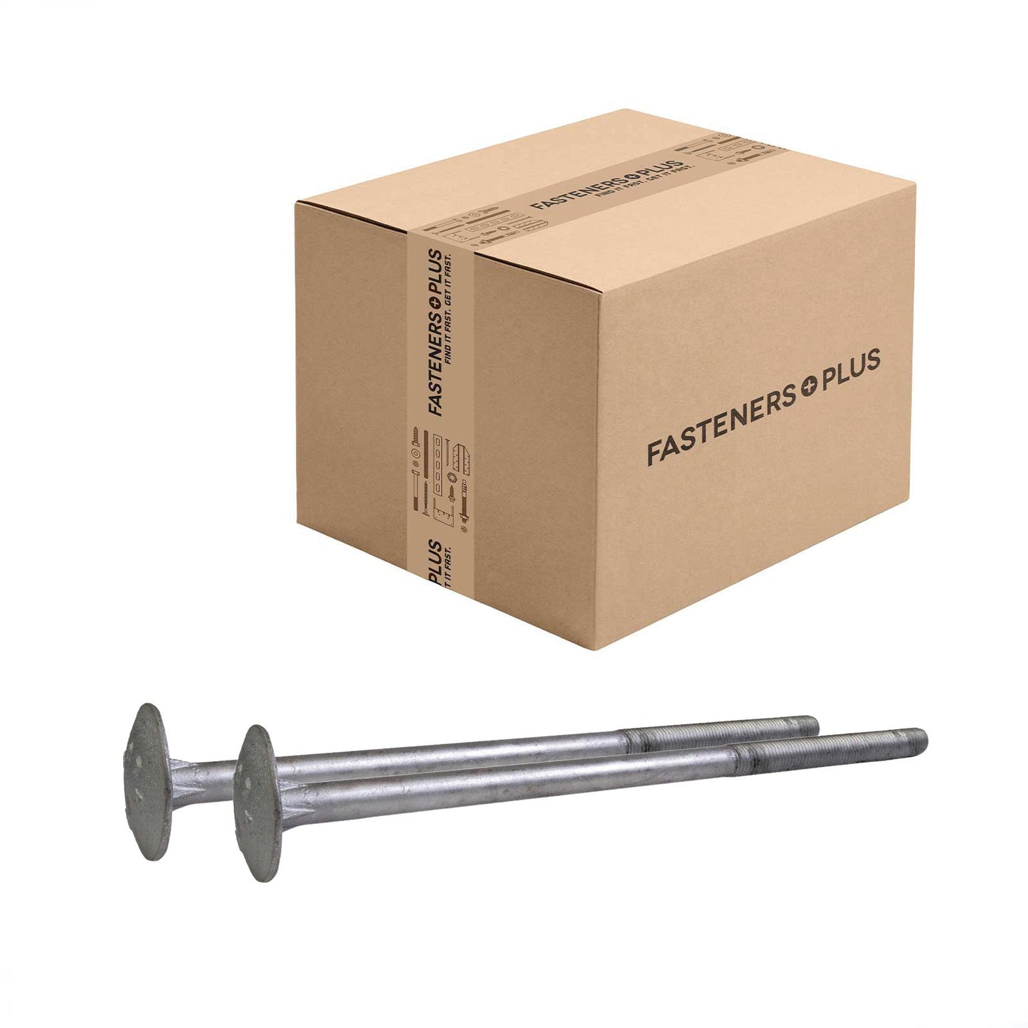 Conquest 3/4" X 16" A307 Timber Bolt - Hot Dip Galvanized, Qty. 20 - Carton