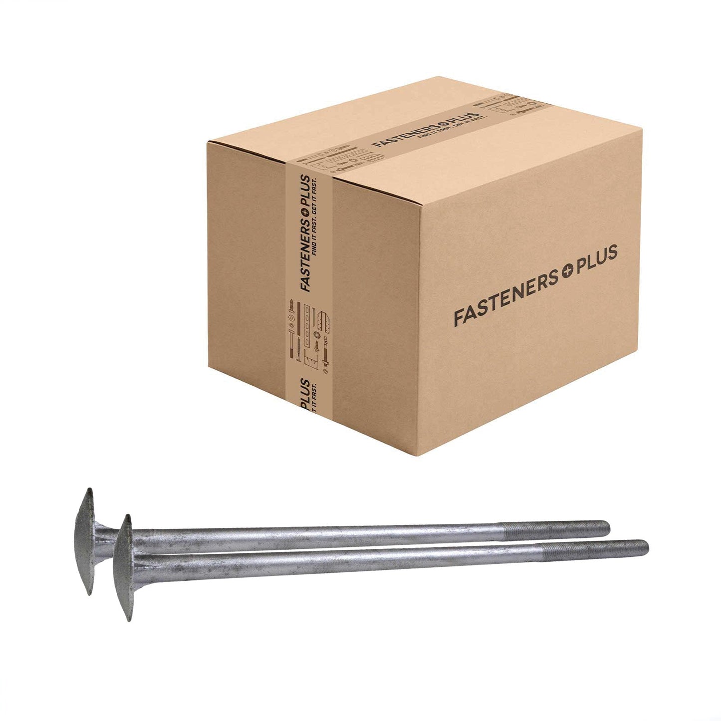 Conquest 3/4" X 20" A307 Timber Bolt - Hot Dip Galvanized, Qty. 15 - Carton