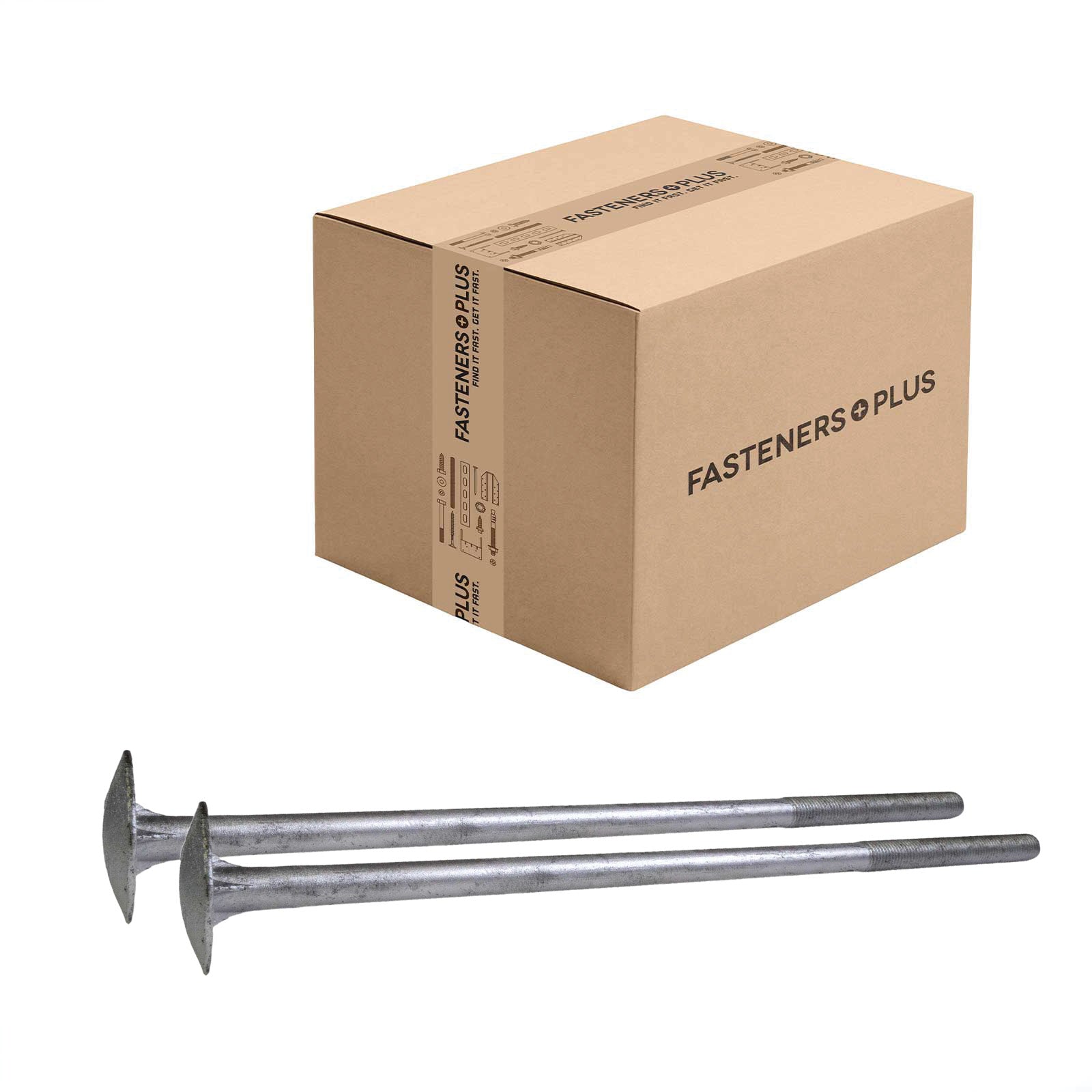 Conquest 3/4" X 22" A307 Timber Bolt - Hot Dip Galvanized, Qty. 12 - Carton