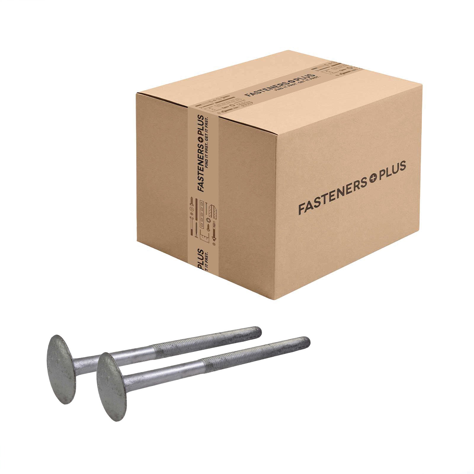 Conquest 5/8" X 10" A307 Timber Bolt - Hot Dip Galvanized, Qty. 40 - Carton