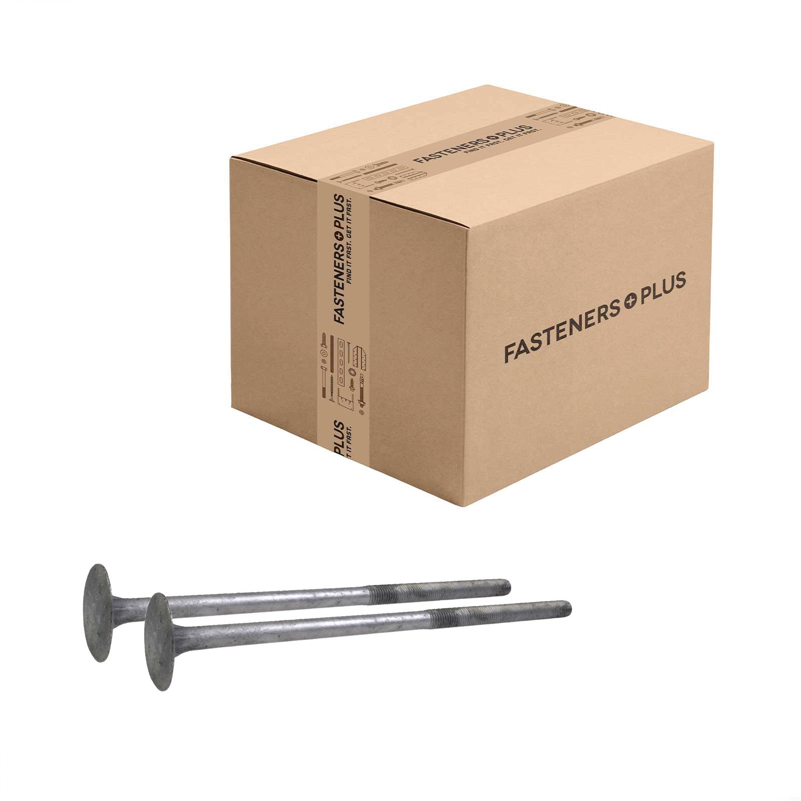 Conquest 5/8" X 14" A307 Timber Bolt - Hot Dip Galvanized, Qty. 35 - Carton
