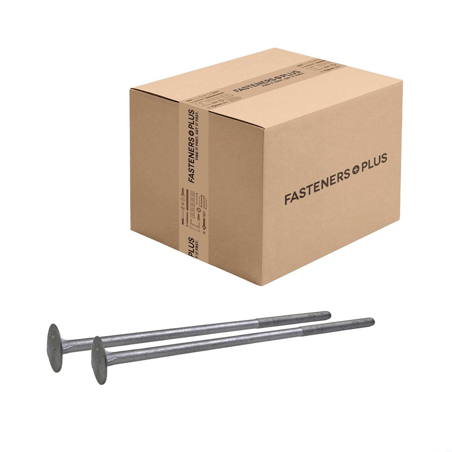 Conquest 5/8" X 16" A307 Timber Bolt - Hot Dip Galvanized, Qty. 30 - Carton