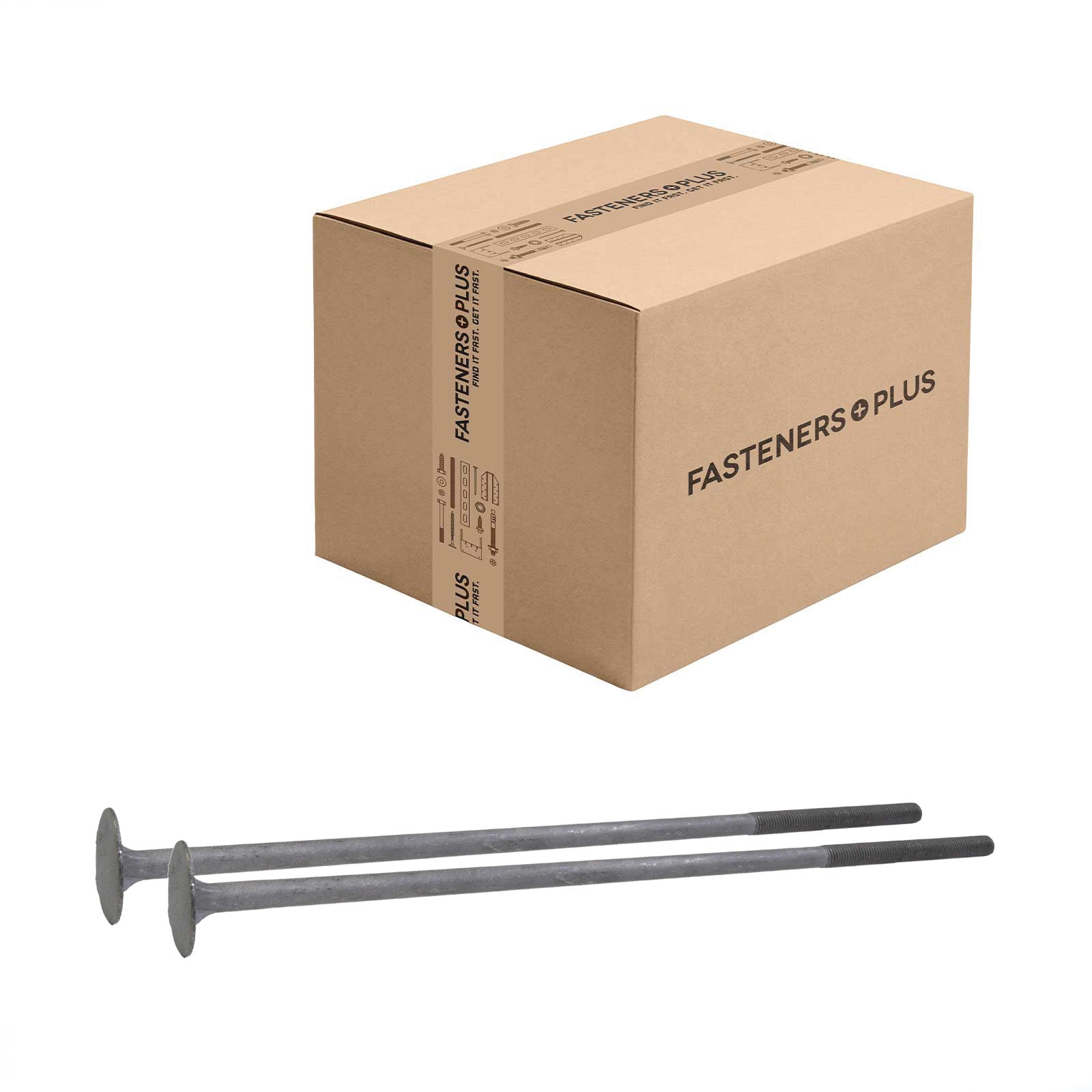 Conquest 5/8" X 20" A307 Timber Bolt - Hot Dip Galvanized, Qty. 25 - Carton