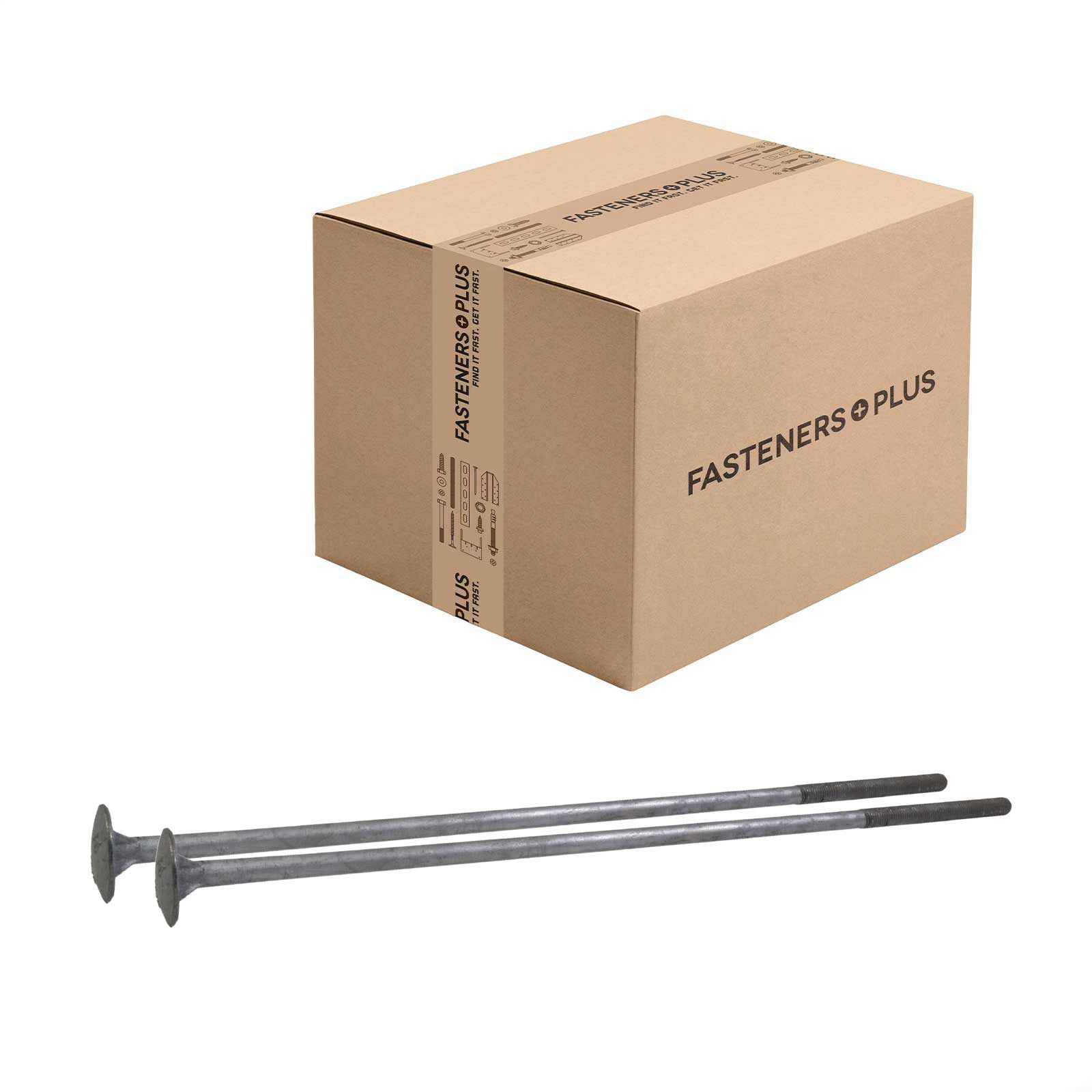 Conquest 5/8" X 24" A307 Timber Bolt - Hot Dip Galvanized, Qty. 20 - Carton