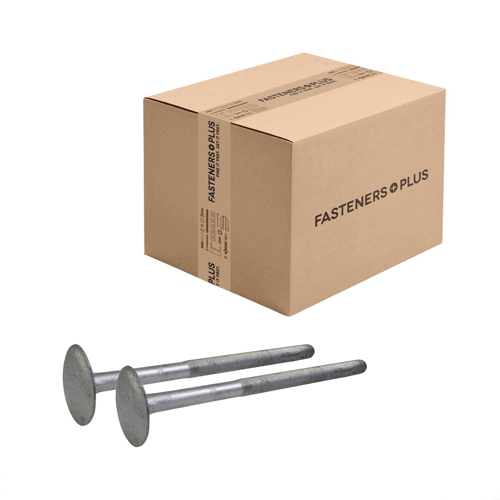 Conquest 5/8" X 8" A307 Timber Bolt - Hot Dip Galvanized, Qty. 60 - Carton