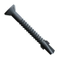 #12 x 1-3/4" TB Self-Drilling Wood-To-Steel Screw, Black Phosphate