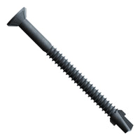 #14 x 3" TB Self-Drilling Wood-To-Steel Screw, Black Phosphate, Pkg 50