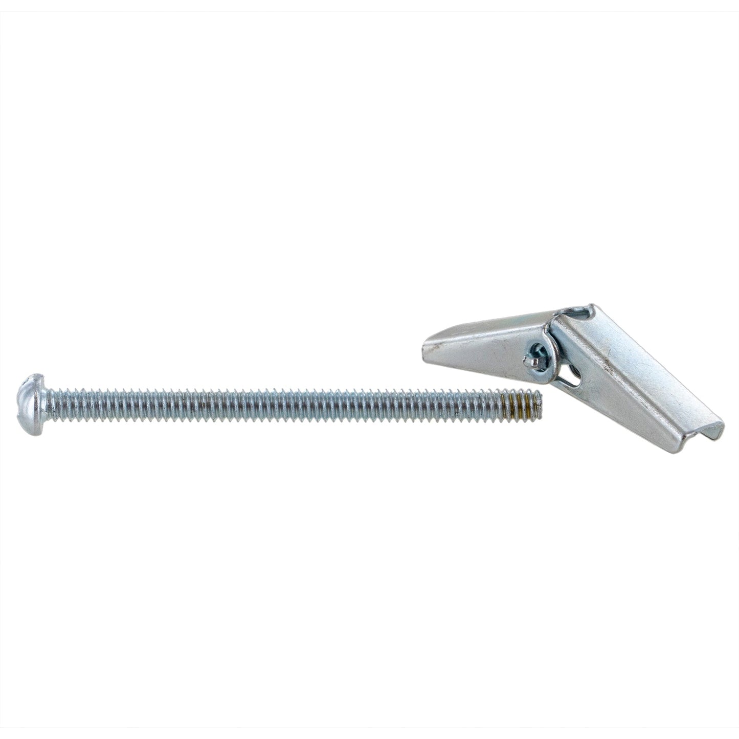 1/8"-32 x 2" Conquest Round PH/SL Combo Toggle Bolt w/ Wing Nut - Zinc