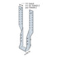 Simpson THA418 4x18 Adjustable Truss Hanger - G90 Galvanized ...
