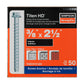 Simpson Strong-Tie THD37212H titen hd concrete screw anchor packaging