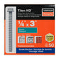 Simpson Strong-Tie 1/4" x 3" Titen HD Heavy-Duty Concrete Screw Anchor - Mechanically Galvanized | Qty. 50