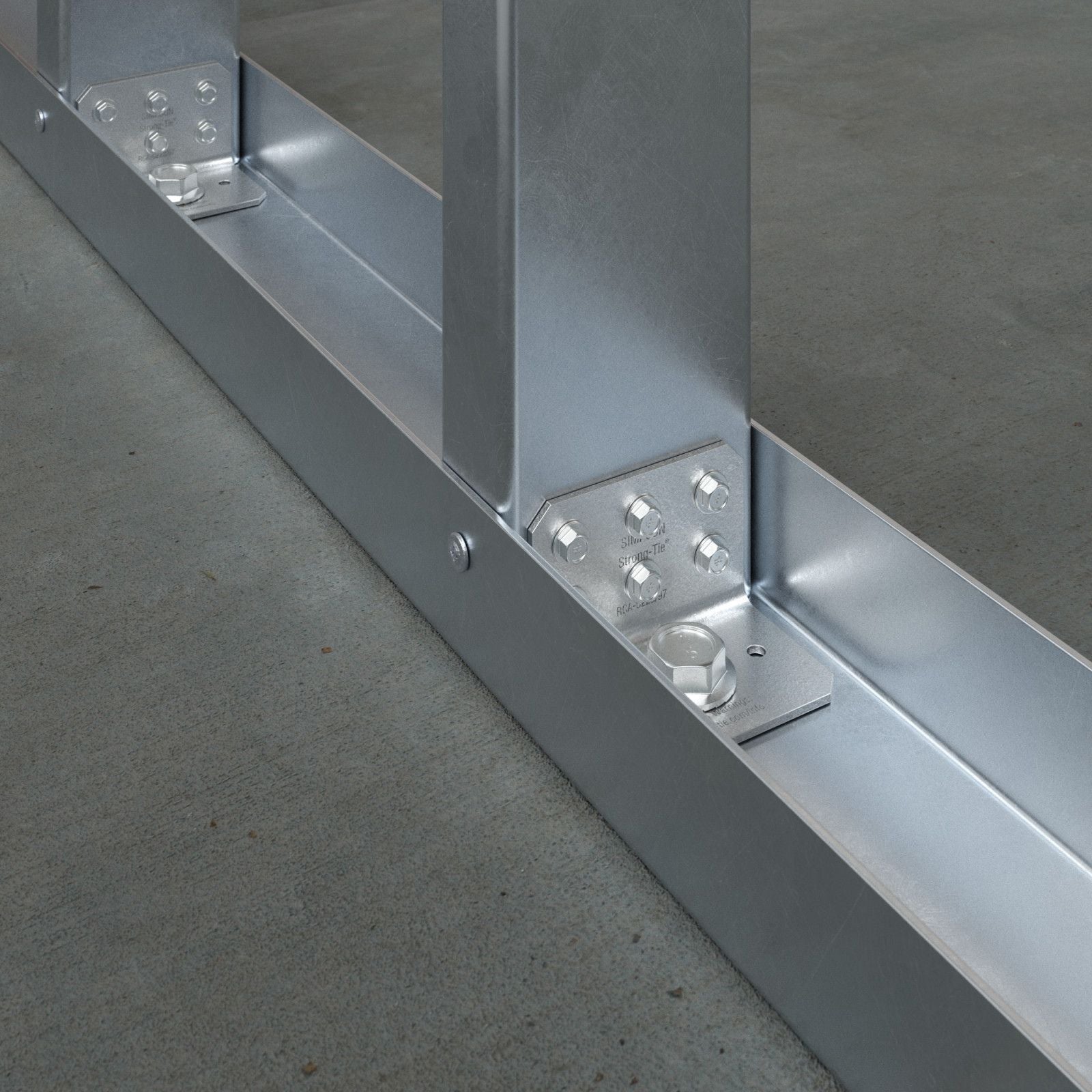 Simpson Strong-Tie THDB25312H titen hd screw anchor installed into steel