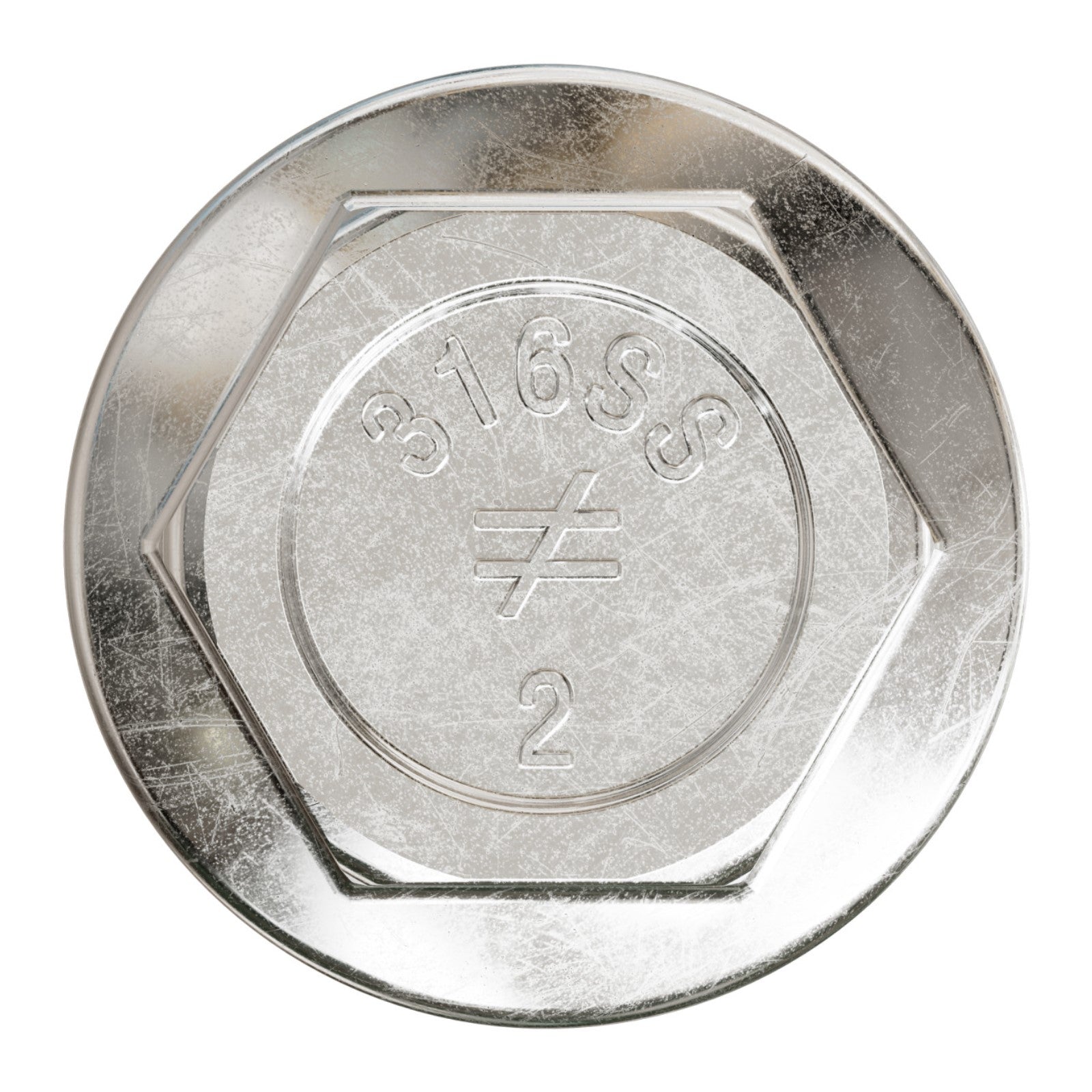 1/4" X 2" Strong-Tie THDC25200H6SS Titen HD Screw Anchor, 316 Stainless Steel hex head
