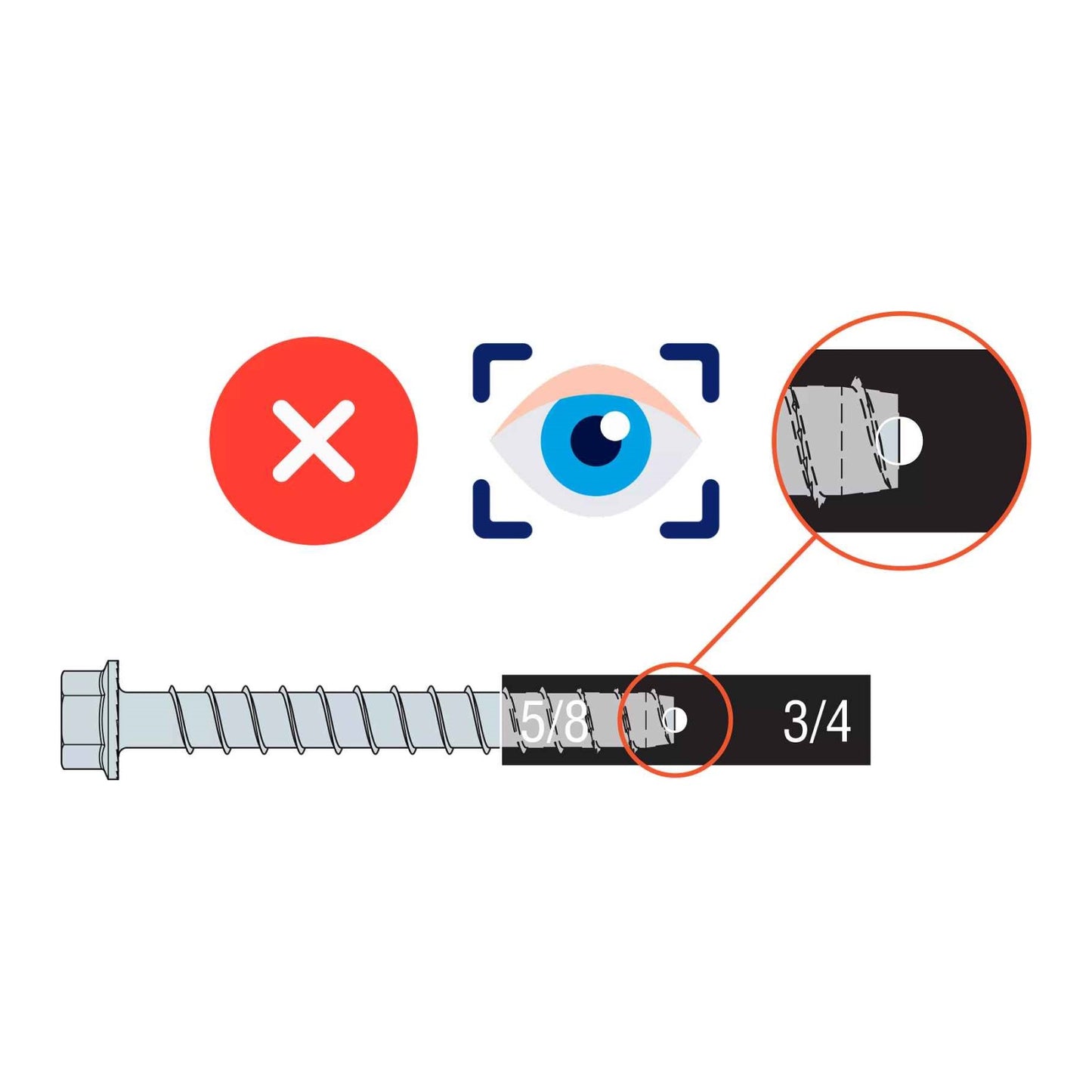 Simpson Strong-Tie Titen HD Screw Anchor Thread Gauge