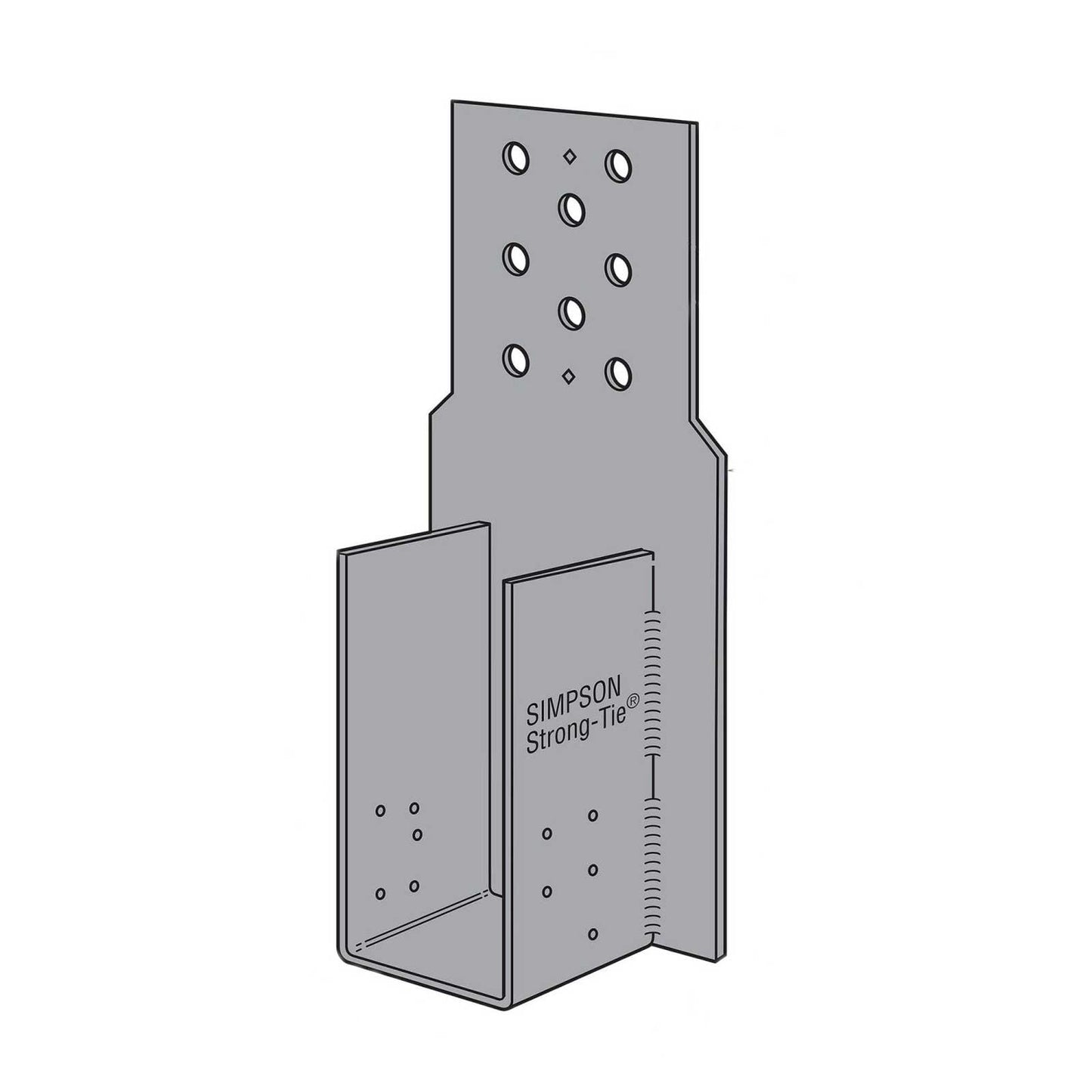 Simpson THGBHV Heavy Truss Hanger for Girders, Bolted