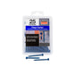 3/16" x 1-3/4" Strong-Tie Hex Head Titen Turbo Screw Anchor, Blue Zinc, Pkg 25
