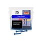 1/4"-1-3/4" Strong-Tie Flat Head Titen Turbo Screw Anchor, Blue Zinc, Pkg 75