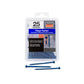 1/4"-2-3/4" Strong-Tie Hex Head Titen Turbo Screw Anchor, Blue Zinc, Pkg 25