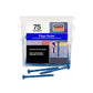 1/4" x 3-3/4" Strong-Tie Flat Head Titen Turbo Screw Anchor, Blue Zinc, Pkg 75