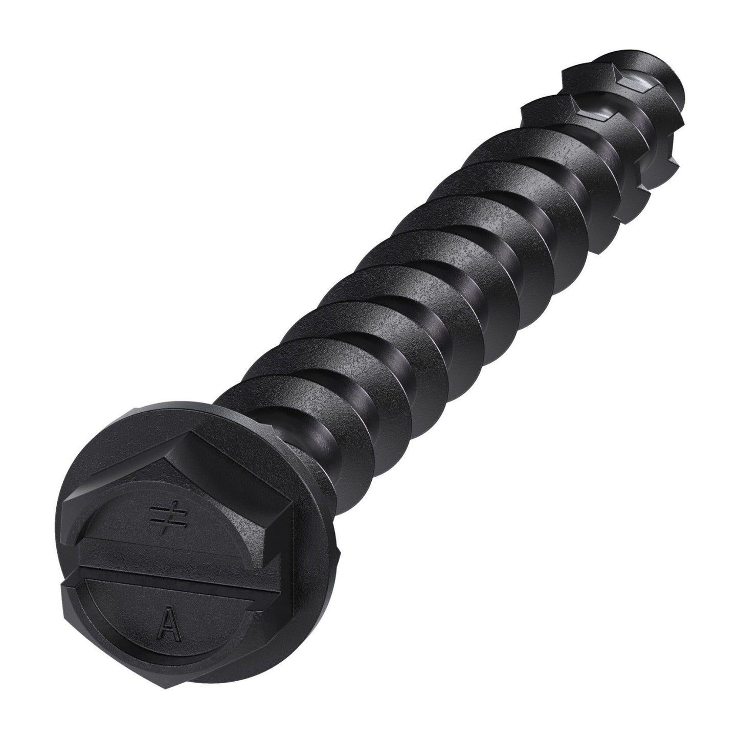 Simpson Hex Head Titen Turbo Black concrete anchor screw