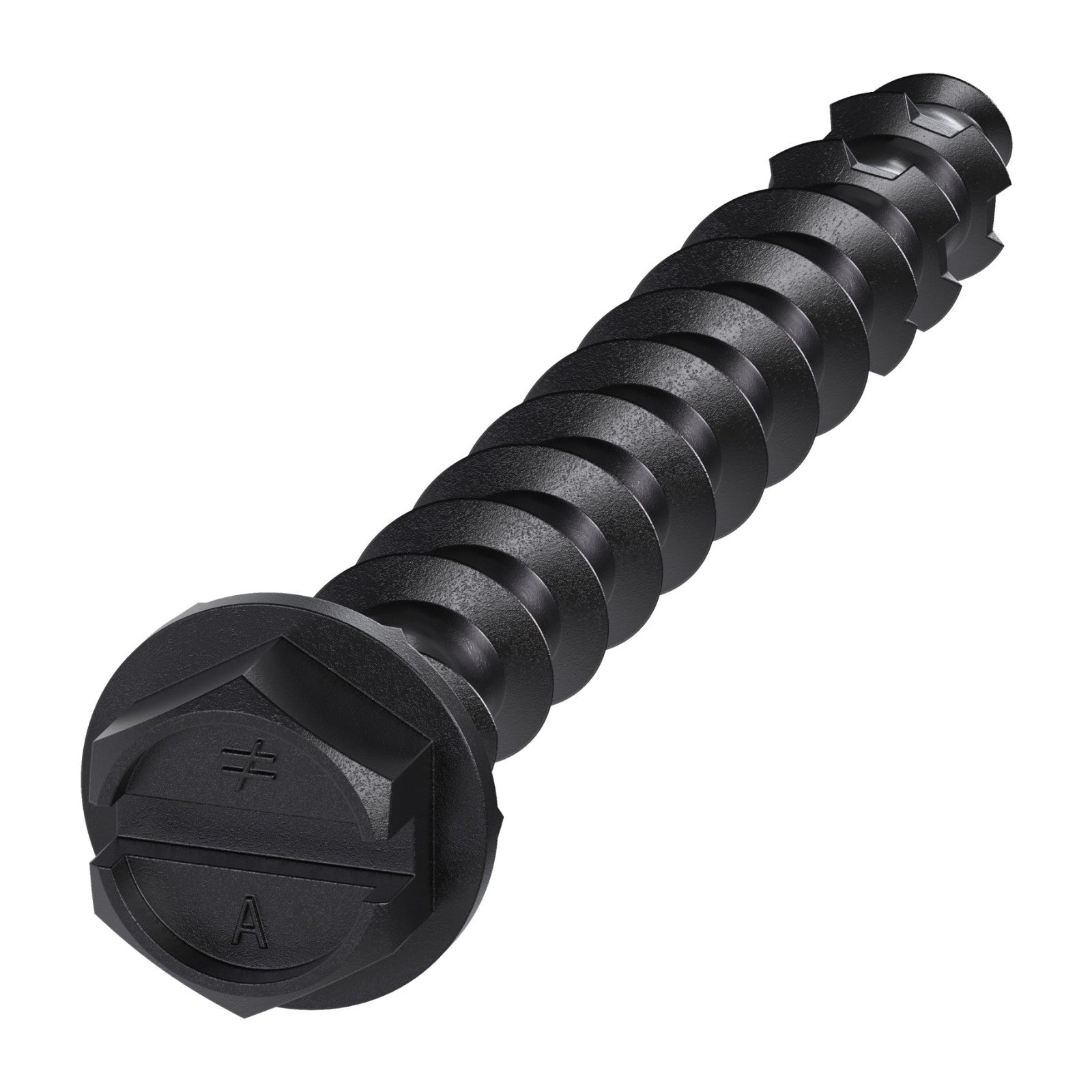 Simpson Hex Head Titen Turbo Black concrete anchor screw