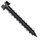 Simpson Hex Head Titen Turbo Black concrete anchor screw