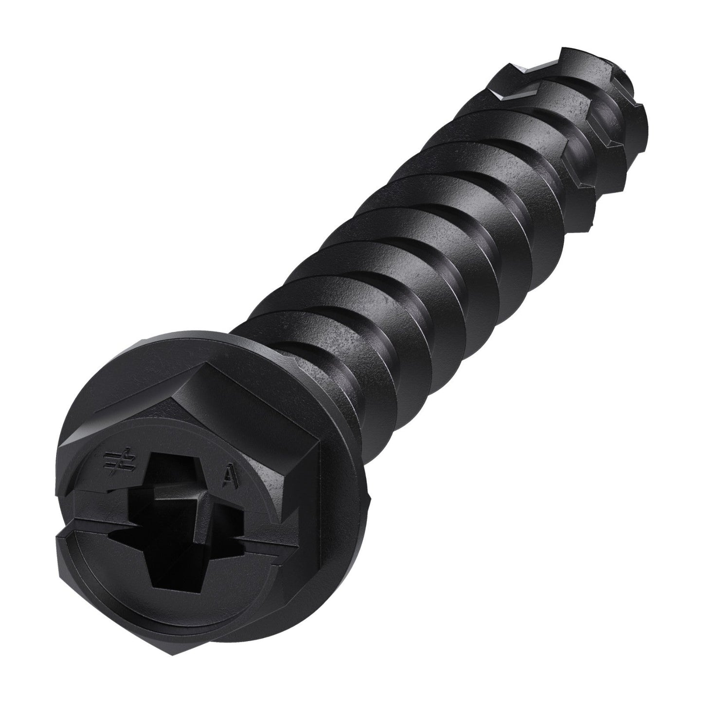 Simpson Hex Head Titen Turbo Black concrete anchor screw
