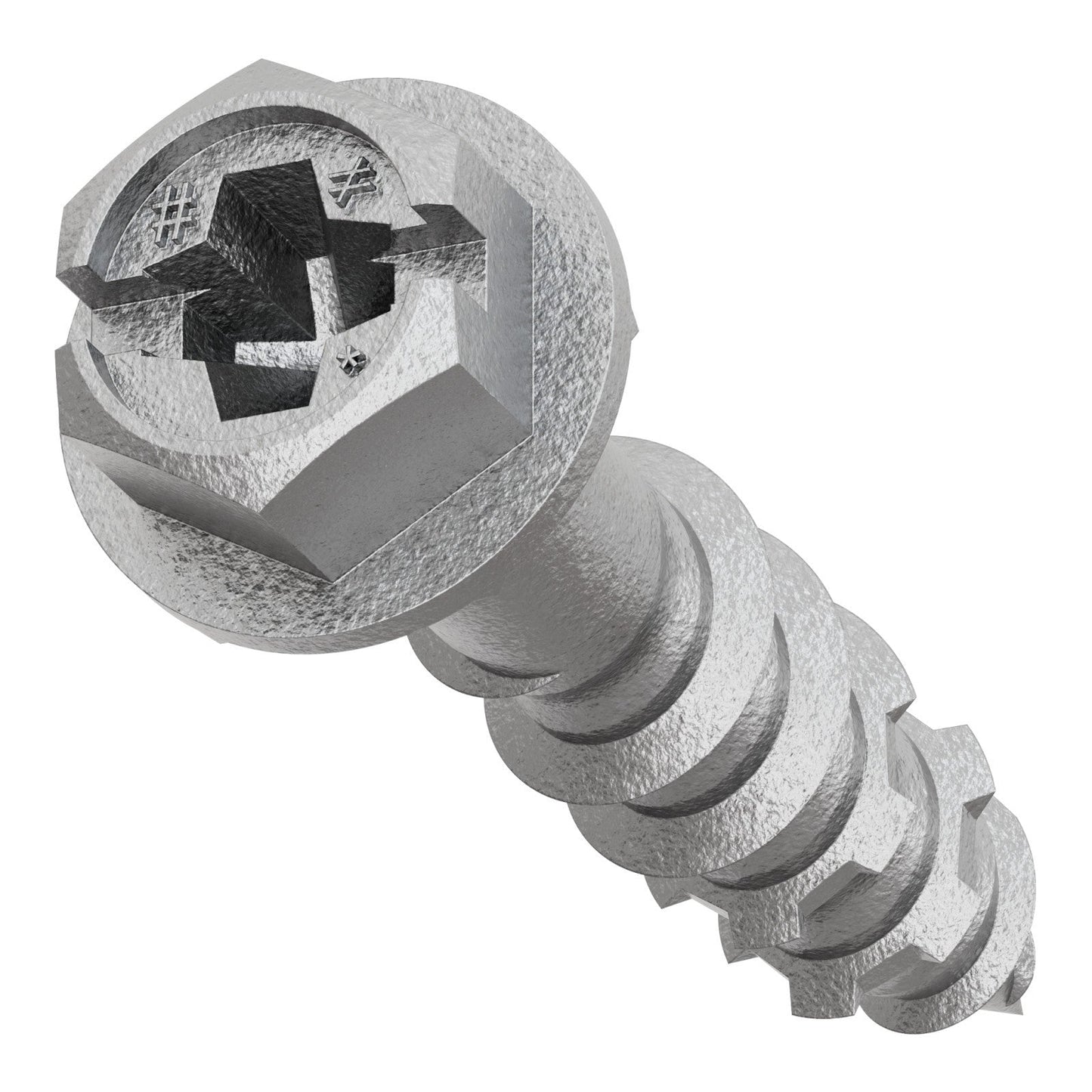 Simpson Strong-Tie Titen Turbo Hex Head Concrete Screw 316 Stainless Steel