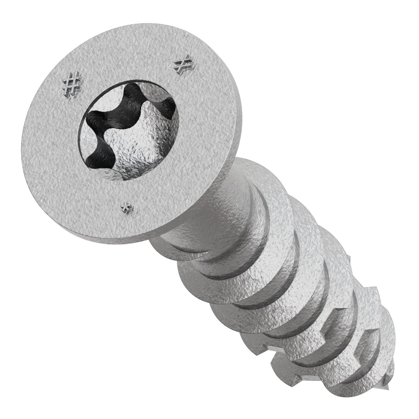 Simpson Strong-Tie Titen Turbo Trim Head Concrete Screw 316 Stainless Steel