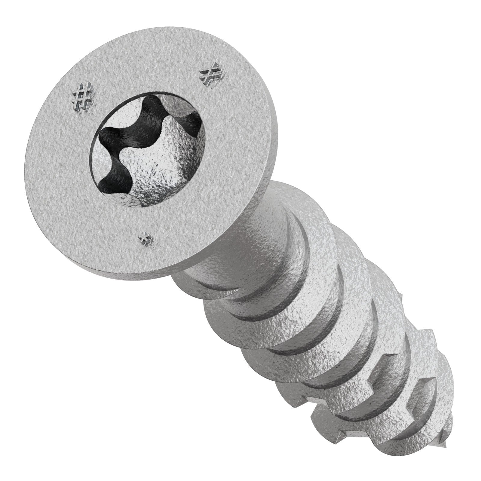 Simpson Strong-Tie Titen Turbo Trim Head Concrete Screw 316 Stainless Steel