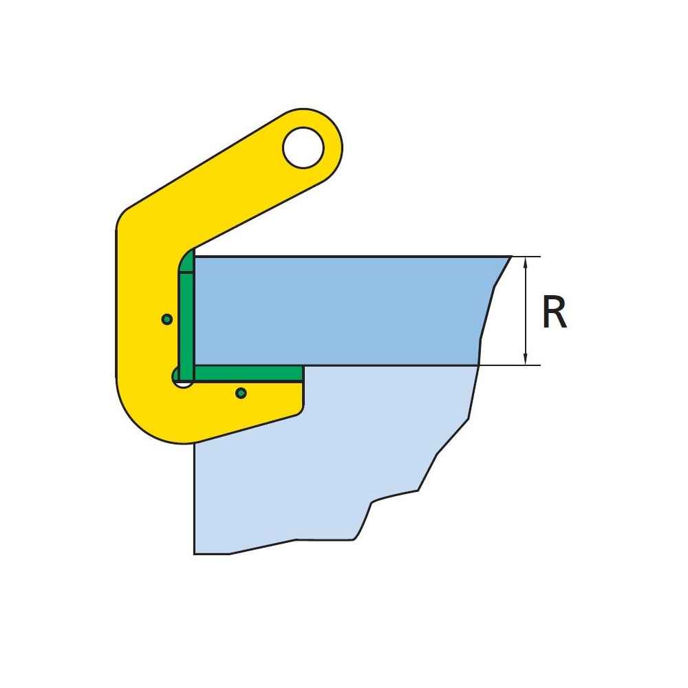 Terrier TPH 3 Ton Horizontal Pipe Lifting Clamp - 960300