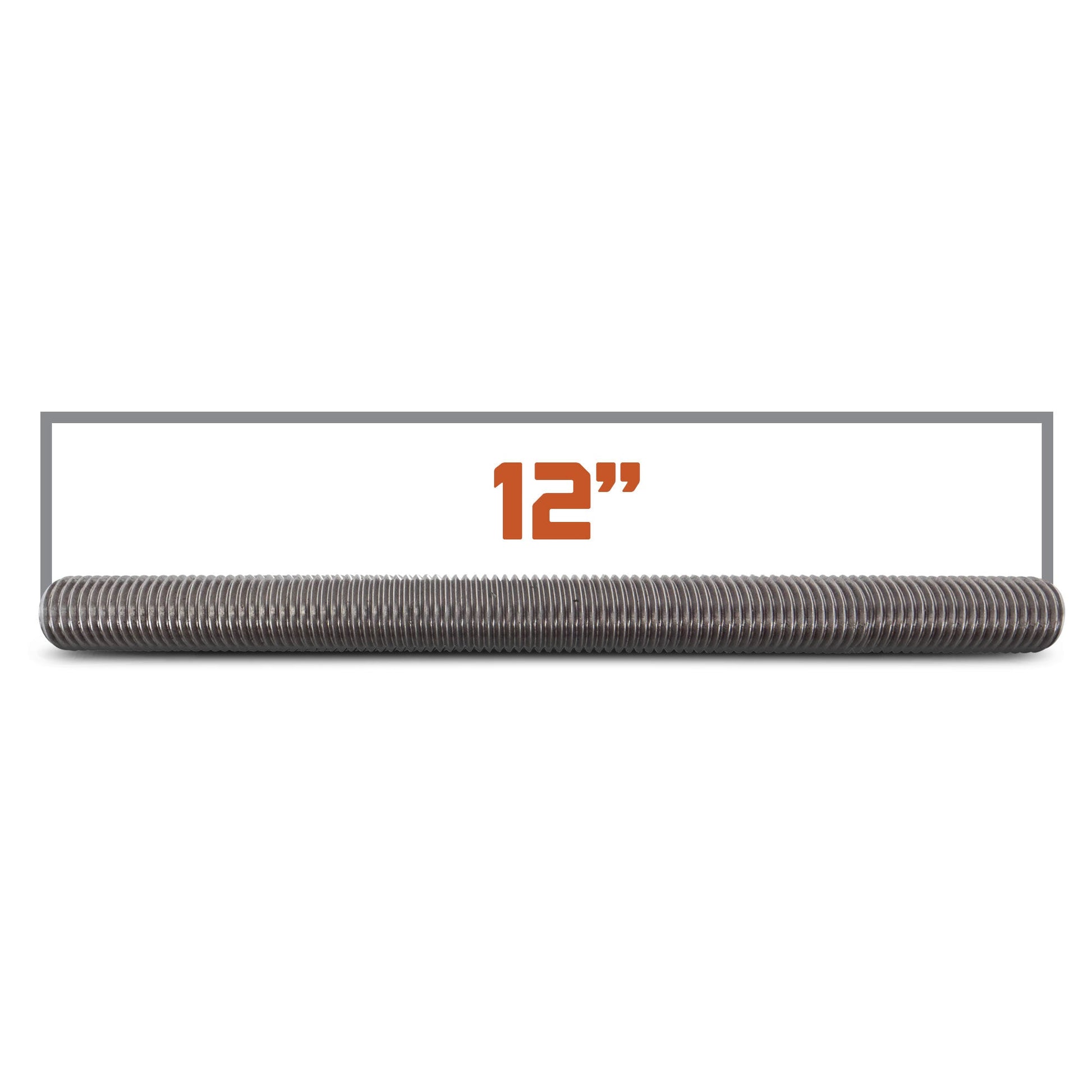 3/4"-10 x 1' 304 Stainless Steel Threaded Rod - Length