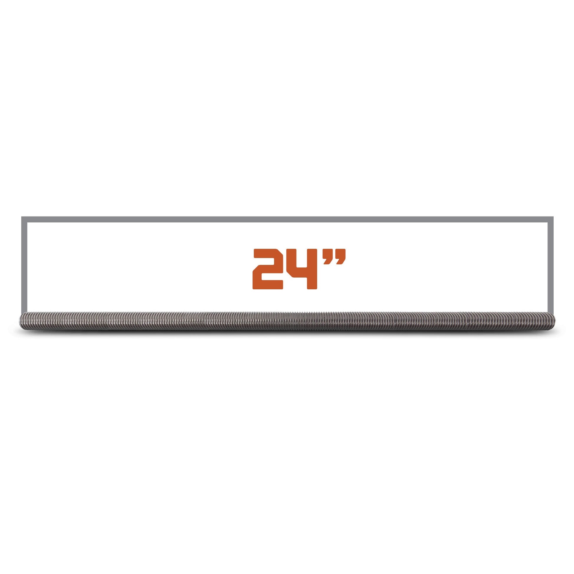 3/4"-10 x 2' 304 Stainless Steel Threaded Rod - Length
