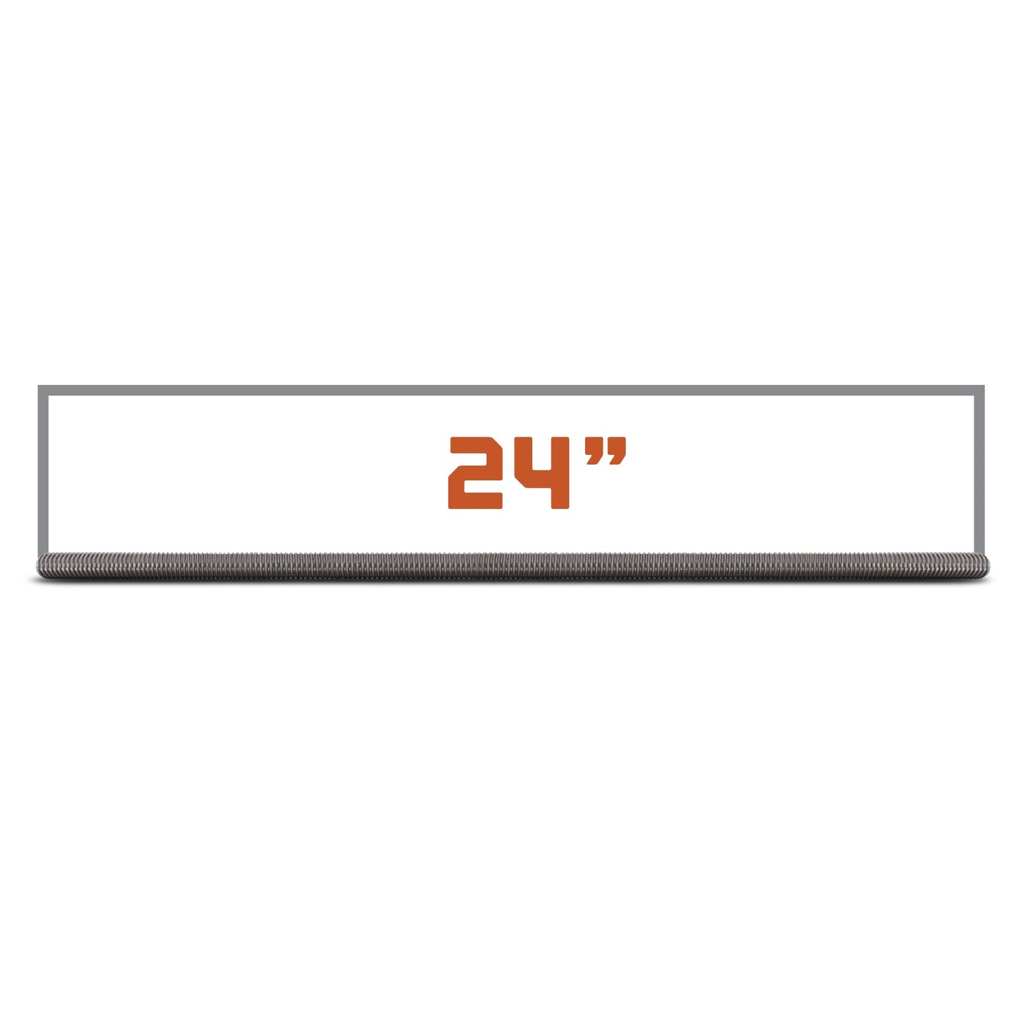 5/8"-11 x 2' 304 Stainless Steel Threaded Rod - Length